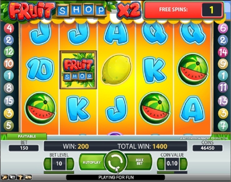 Fruit Shop Slot Machine